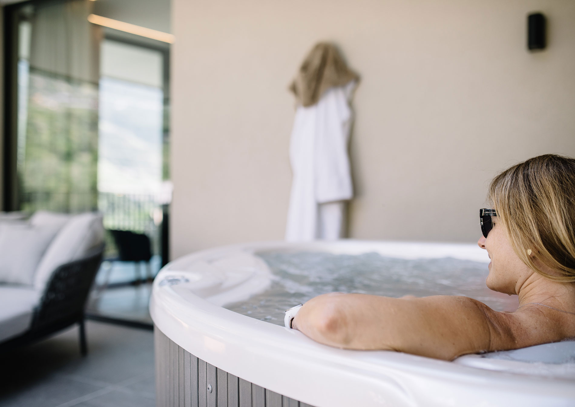 Double room deluxe Giardino - private jacuzzi 